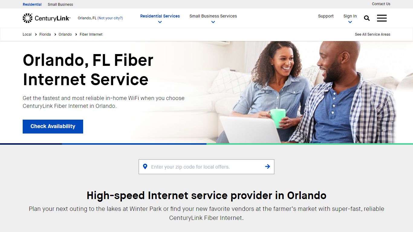 Orlando, FL Fiber Internet Service | CenturyLink